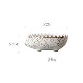 Hedgehog Phnom Penh Bowl Ceramic Small Bowl Cute Animal Cutlery (Option: M)