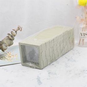 Dressing Table PE Film Suspension Holder Transparent Hand String Jewelry Display Rack Packaging Storage Box (Option: Fruit green 10pcs-9x9)