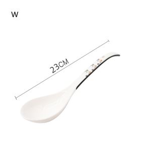 Nordic Tableware Set Bowl And Plate Combination Household Simple Ceramic (Option: W)