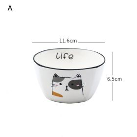 Nordic Tableware Set Bowl And Plate Combination Household Simple Ceramic (Option: A)