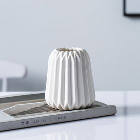 Ceramic Vase Hydroponic Origami Ornaments Modern Simple Nordic Creative (Option: Origami A is 10cm tall)