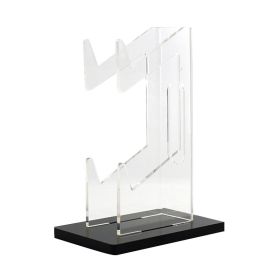 Acrylic Handle Bracket Dust Cover Combination (Option: Black 2layer support)