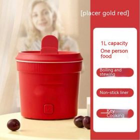 Dormitory Household Multifunctional Electric Boiler (Option: Rose red-UK)