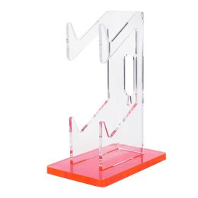 Acrylic Handle Bracket Dust Cover Combination (Option: Pink 2layer support)