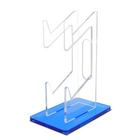 Acrylic Handle Bracket Dust Cover Combination (Option: Skyblue 2layer support)