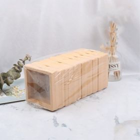 Dressing Table PE Film Suspension Holder Transparent Hand String Jewelry Display Rack Packaging Storage Box (Option: Khaki 10pcs-7x7)