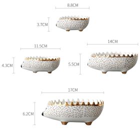 Hedgehog Phnom Penh Bowl Ceramic Small Bowl Cute Animal Cutlery (Option: Mixed 4pc)